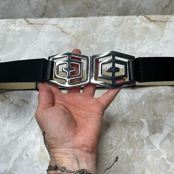 Chico’s Leather slide belt - Picture 1 of 3